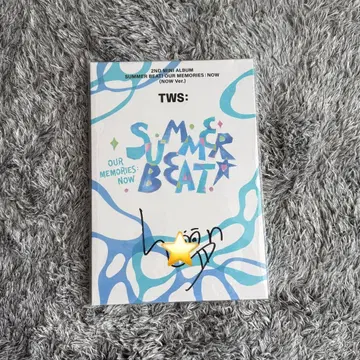 tws summer beat! 지훈 친필 사인 앨범 미개봉