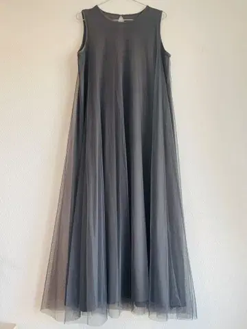 어반 리서치 튤 레이어드 원피스