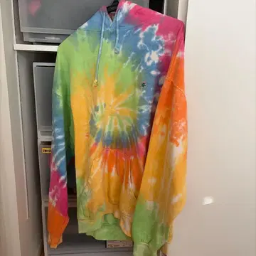 WIND AND SEA 타이 다이 후디 L