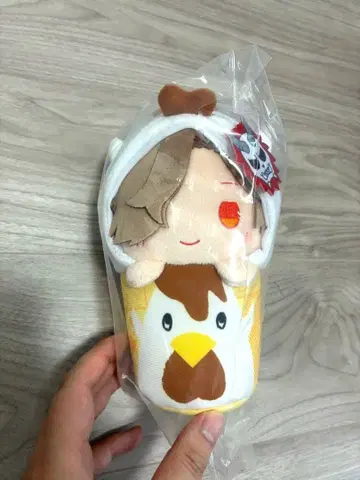 아리사카 카라아게쿤 봉제 인형 CRAZY RACCOON 로손