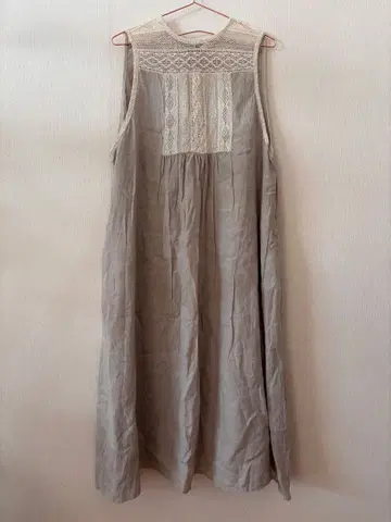 사만사 모스모스 kazumi 콜라보 레이스 슬리브리스 원피스