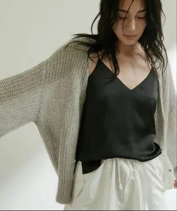 GALLARDAGALANTE 개럴개런트 실크 모헤어 가디건