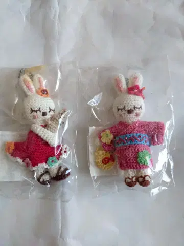 KP 미미짱 아미구루미 미사용 기모노와 핑크 드레스의 미미짱