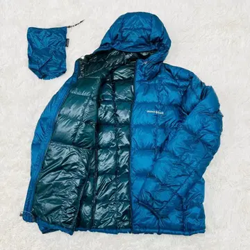 몽벨 US 스페리오 다운 파카 Men's L 블루그린