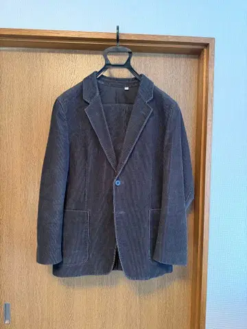 새상품급 유니클로 U 코듀로이 수트 셋업