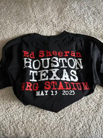 에드 시런 라이브 T셔츠