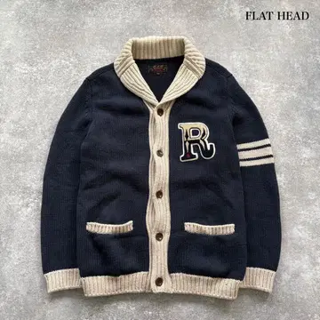 [ FLAT HEAD ] RJB 플랫 헤드 숄카라 가디건 42