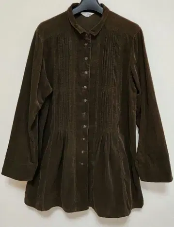 코튼하우스아야 긴팔 셔츠 다크 브라운 브라운 M