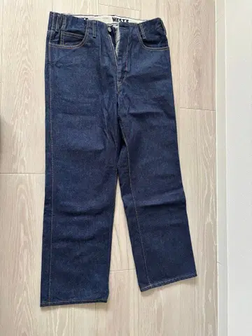 WESTOVERALLS 스트레이트 데님 블루