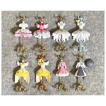 카드캡터 사쿠라 캡슐 토르소 마네킹 8개 묶음 판매 (레어 포함)