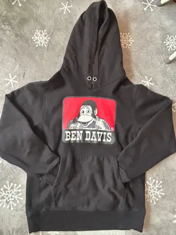 거의 새상품입니다! BEN DAVIS 블랙 후드 부착 후드티 M