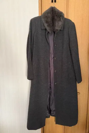 J&R 그레이 롱 코트 M 사이즈