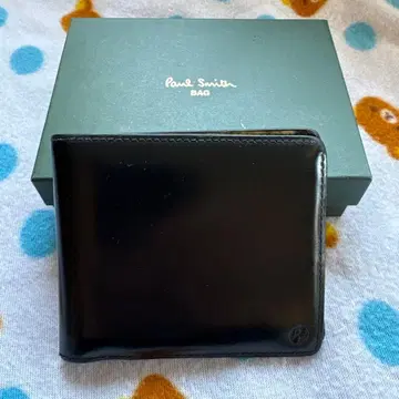 Paul Smith 블랙 접이식 지갑 새상품급  패턴 상자 없음