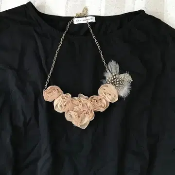 플라워 모티브 목걸이
