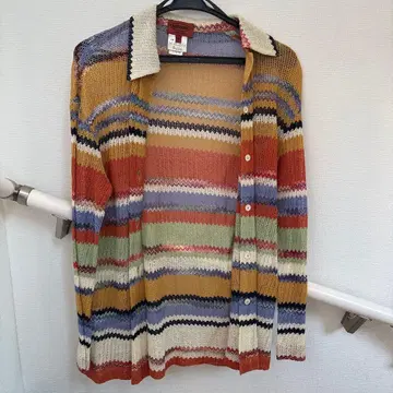 MISSONI 멀티 컬러 니트 가디건 사이즈 40