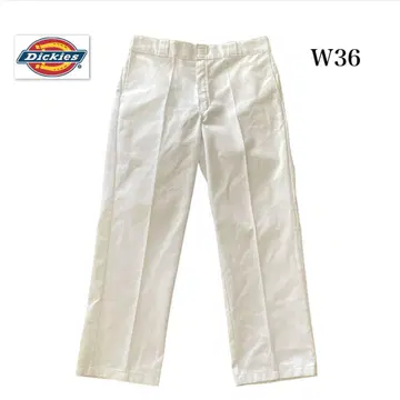 당일 발송 팔로우 할인 Dickies 874 워크 팬츠 화이트 W36