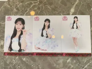 AKB48 멤버 리퀘스트 동경의 의상 브로마이드 3종 컴프 야기 아이즈키