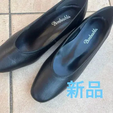 Bonbeuble 블랙 펌프스 24.5cm