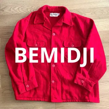 BEMIDJI 베미지 울 자켓 빨간색 멜톤
