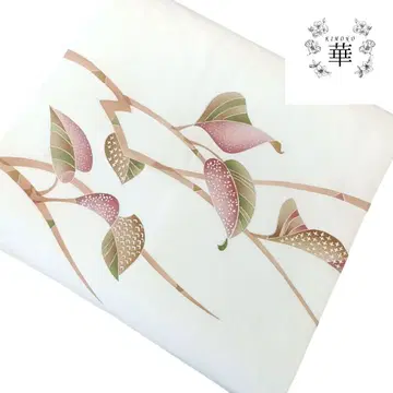 화 나고야 오비 캐주얼 평상복 화이트 꽃