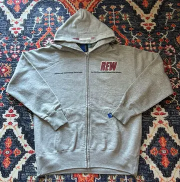 00s REW 집업 후드티 멜란지 그레이 후디