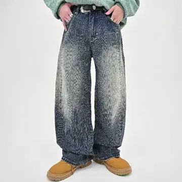 L2117 워시드 대나무 데님 M ( blue ) 지저인ONLINE