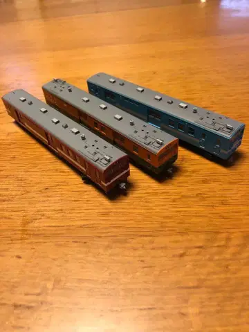 N 게이지 철도 모형 3량 일괄