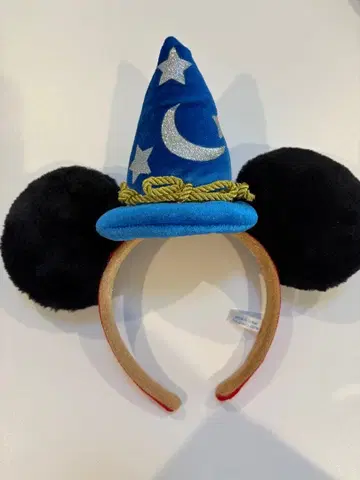 미키 마법사 모자 머리띠