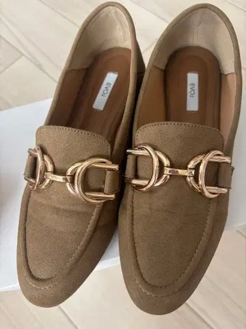 EVOI 브라운 로퍼 금속 버클