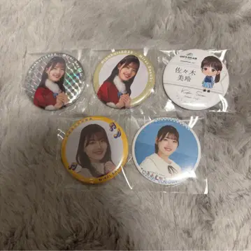 1주간 한정 가격 히나타자카46 사사키 미레이 캔뱃지 모음