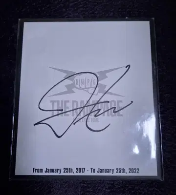 [ 미개봉 새상품 ] THE RAMPAGE 요시노 호쿠토 친필 사인 색지