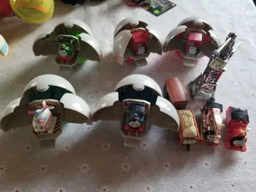 레어템! 기관차 토마스 가챠가챠 스테이션 외 USED 일괄