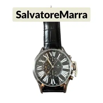 곧 삭제됩니다! Salvatore Marra 크로노그래프 손목시계