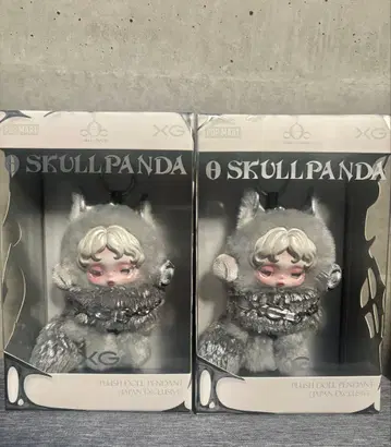 [ 당일 발송 ] 2체 세트 POPMART 스컬 팬더 XG 일본 한정판