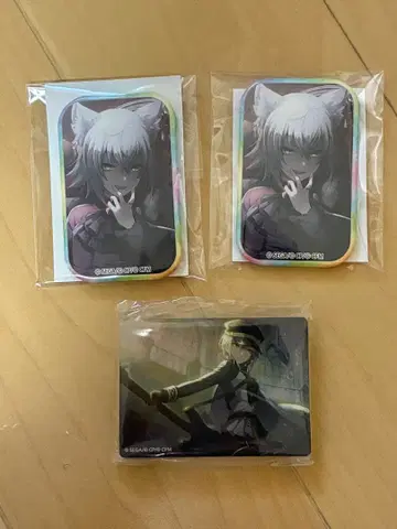 프로세카 히노모리 시호 노블 아트 캔뱃지 늑대 군복