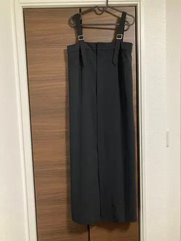 BEAUTY&YOUTH 벨트 스트랩 원피스 블랙