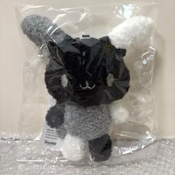 새상품 우사하나 마스코트 참 흑백 화이트 블랙