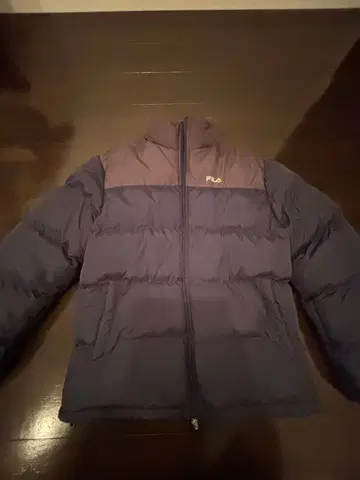 FILA 다운 자켓 M 네이비