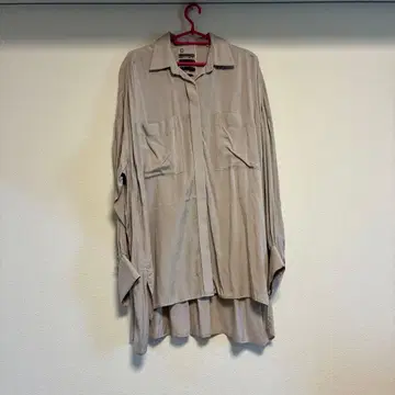 새상품 Chaos 베이지 레이온 셔츠 사이즈 F