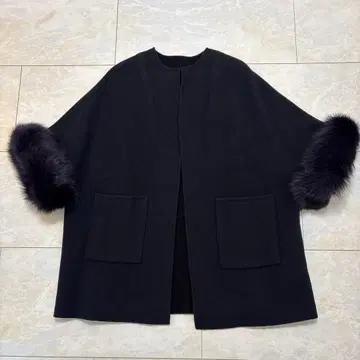 그레이스 콘티넨탈 퍼 케이프 코트