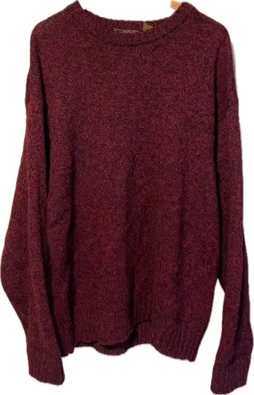 80s Eddie Bauer 블랙 택 울 니트 에디바우어