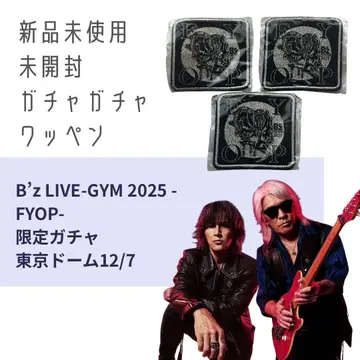 B'z LIVE-GYM 2025 -FYOP 와펜 3개 가챠 이나바 코시