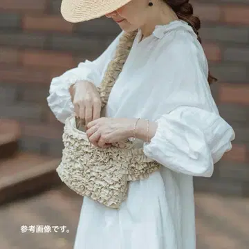 [ 에크루님 별주 한정 컬러 ] R&D.M.Co- 프릴 바디백