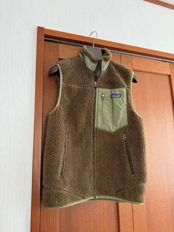 새상품급 patagonia 레트로X 베스트 올리브 그린