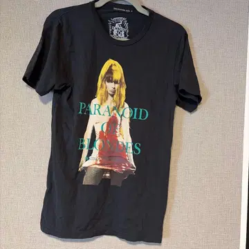 THEE HYSTERIC XXX 티셔츠 S 블랙 밴딩 티