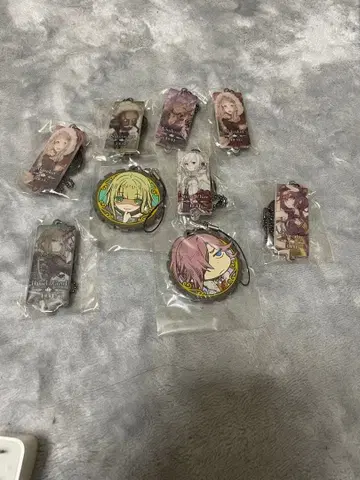 시노아리스 키링 러버 스트랩 9개 세트