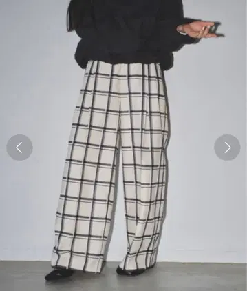 Check Piping Pants 36