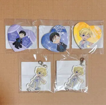 벚꽃사중주 고등학교 호스트부 제비뽑기당 쿄야 타마키 캔뱃지 아크링 키링