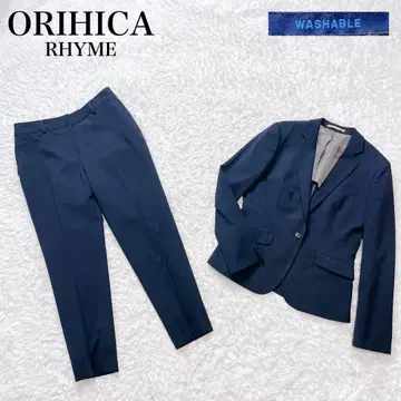 새상품급 오리히카 라임 팬츠 수트 셋업 워셔블 최근 모델