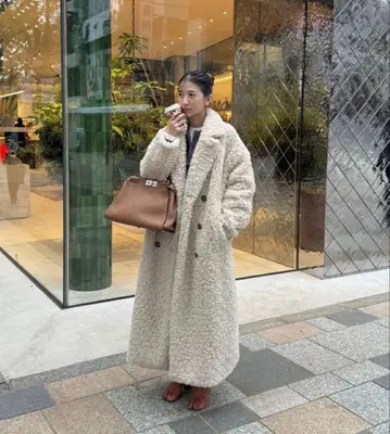 [ CLANE ] DOUBLE LONG BOA COAT